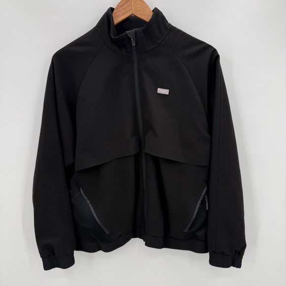 FIGS Technical Full Zip Sydney Performance Scrub Jacket Women's Large Black - Picture 1 of 6